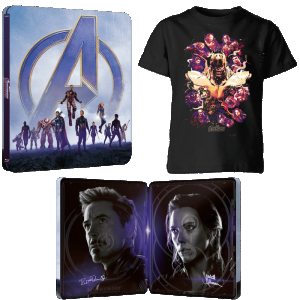 Avengers Endgame Steelbook 4K zavvi t shirt