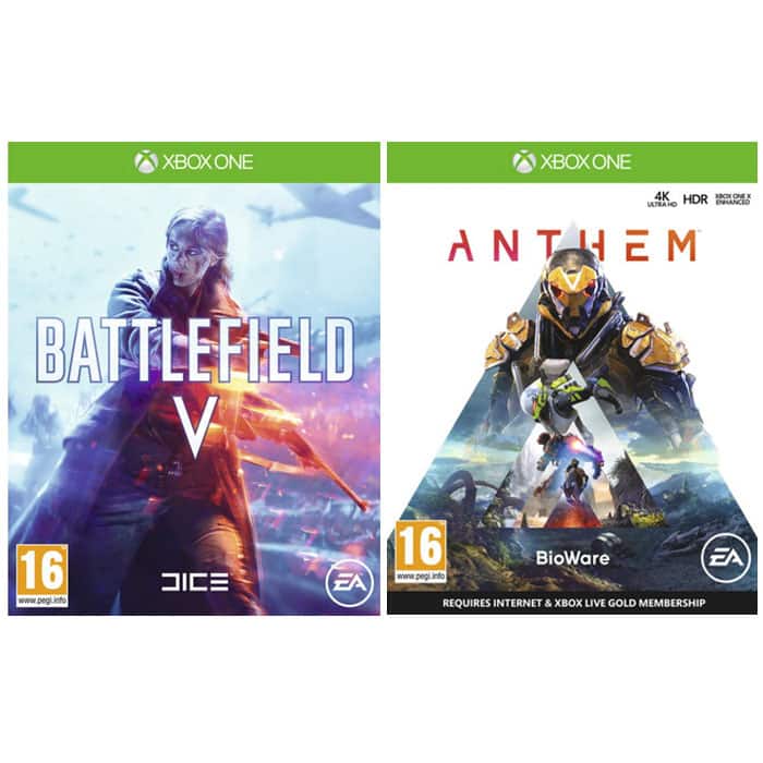 pack bon plan battlefield v xbox one anthem