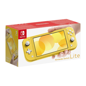 nintendo switch lite jaune boite