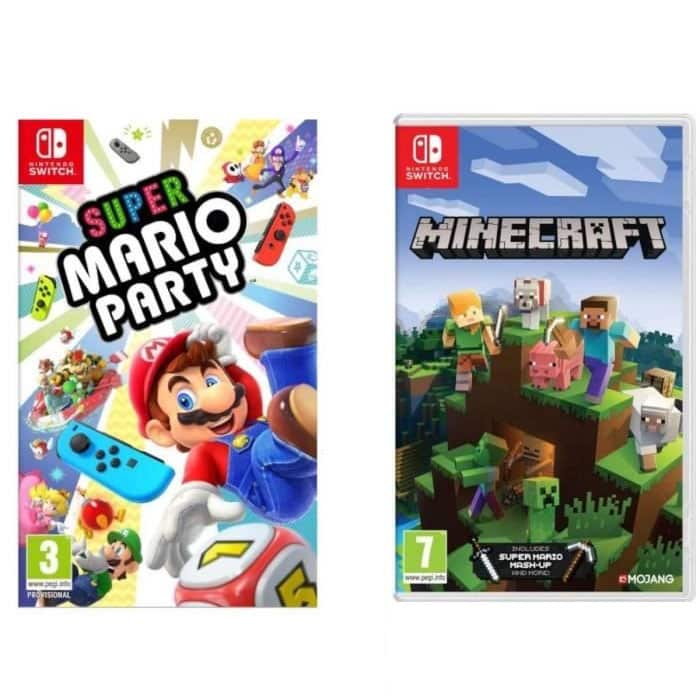 super mario party minecraft switch