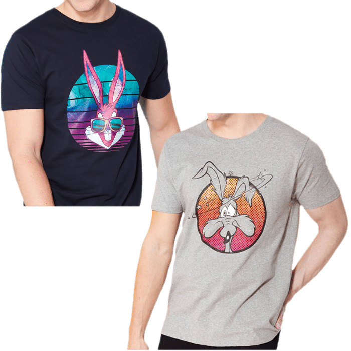 2 t shirt looney tunes