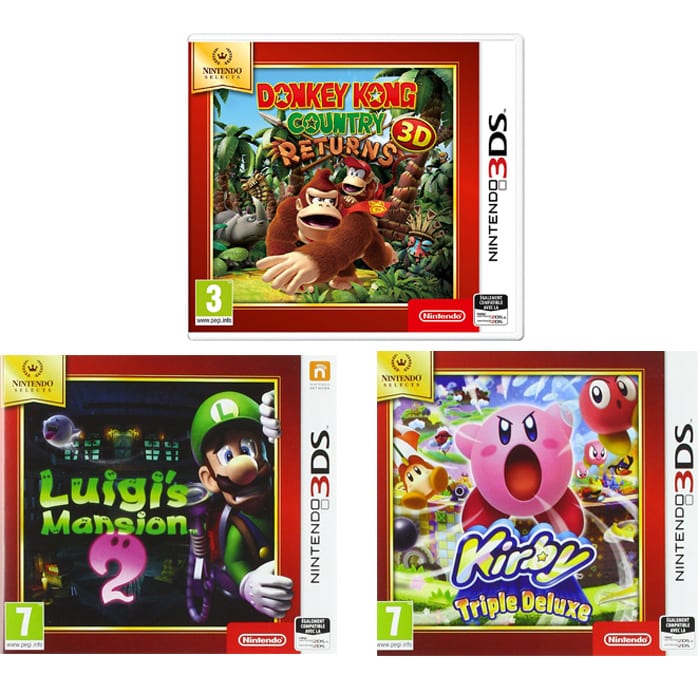 promo jeux nintendo 3ds selects