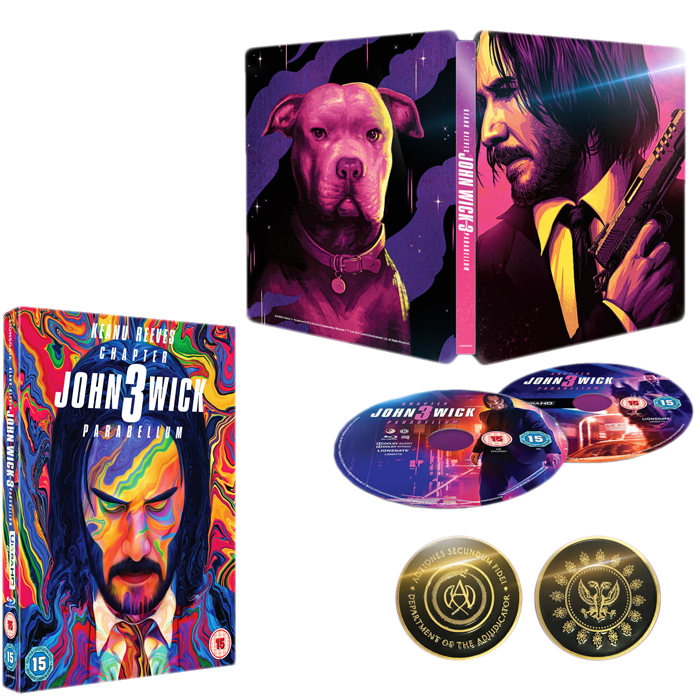 john wick parabellum blu ray 4k steelbook zavvi