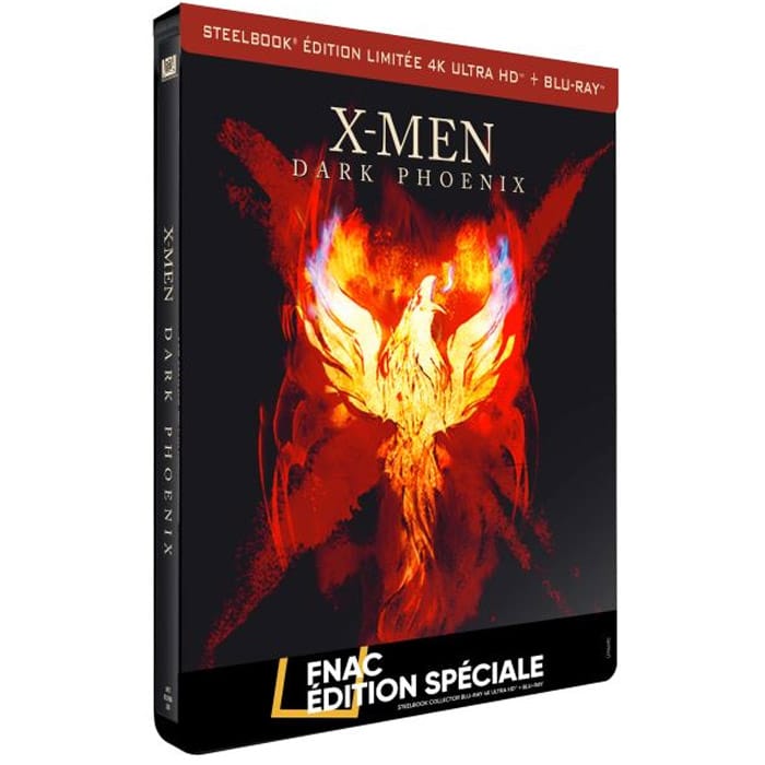 X-MEN DARK PHOENIX EN BLU-RAY 4K STEELBOOK fnac