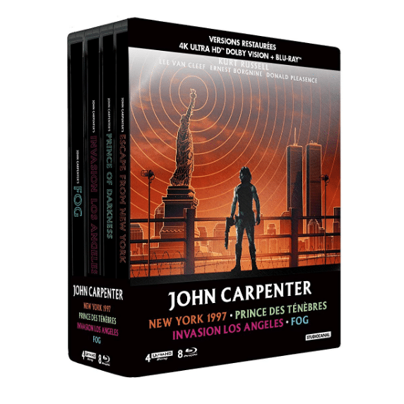 john carpenter coffret 4k steelbook