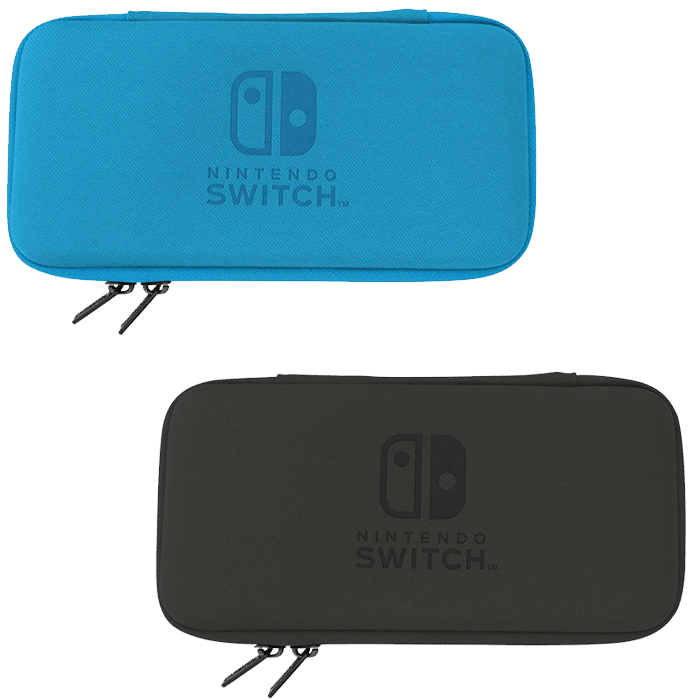 pochette switch lite noire turquoise