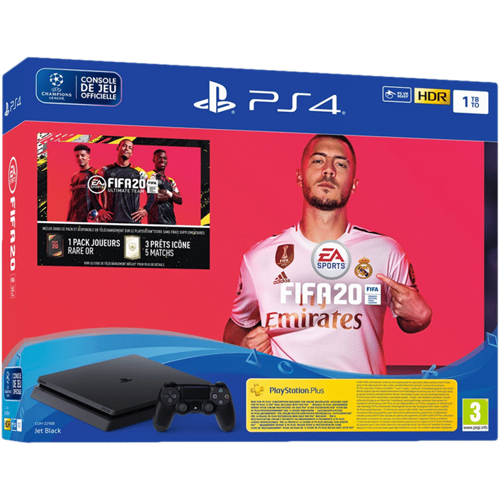 pack ps4 slim 1 to FIFA 20