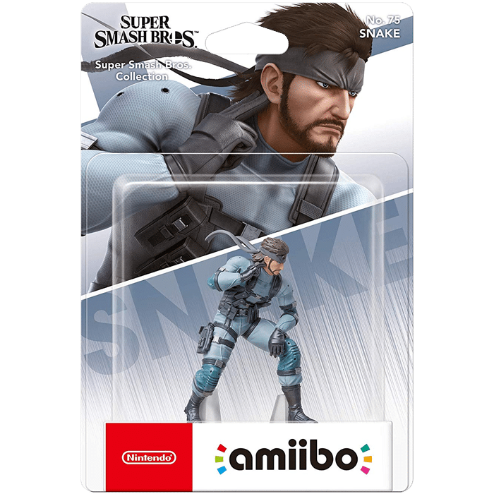 amiibo snake 75 super smash bros