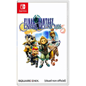jaquette non officielle final fantasy crystal chronicles switch