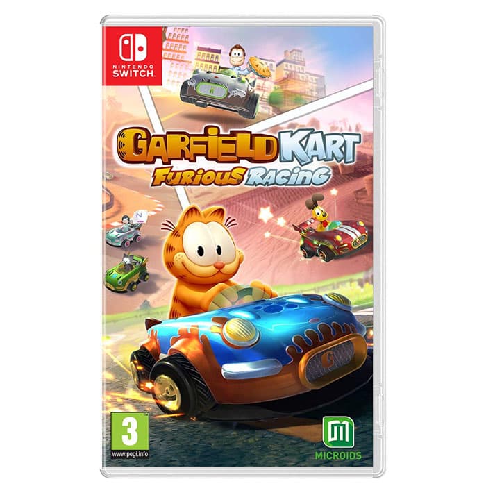 garfield furious karting switch
