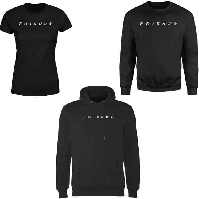 t shirt sweat à capuche friends