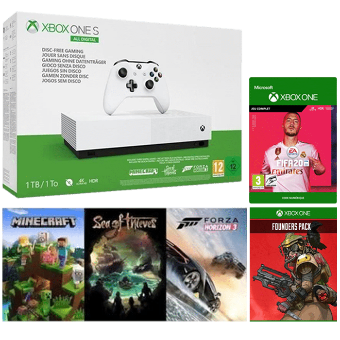 xbox one s all digital fifa 20 apex
