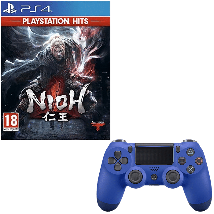 nioh ps hits manette bleue ps4