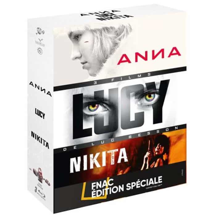 COFFRET LUC BESSON 3 FILMS ANNA LUCY NIKITA BLU RAY