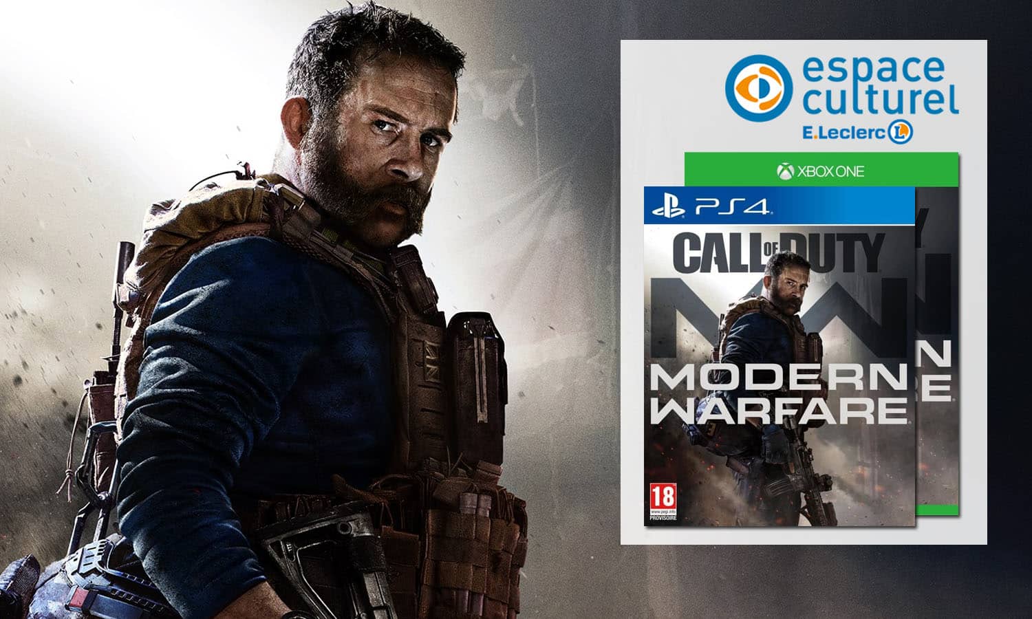 SLIDER COD MOdern warfare ps4 xbox one Leclerc
