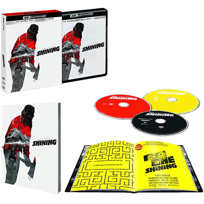 Shining Blu Ray 4K 2D DVD Livret collector