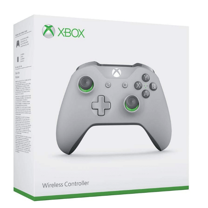 manette xbox one grise verte