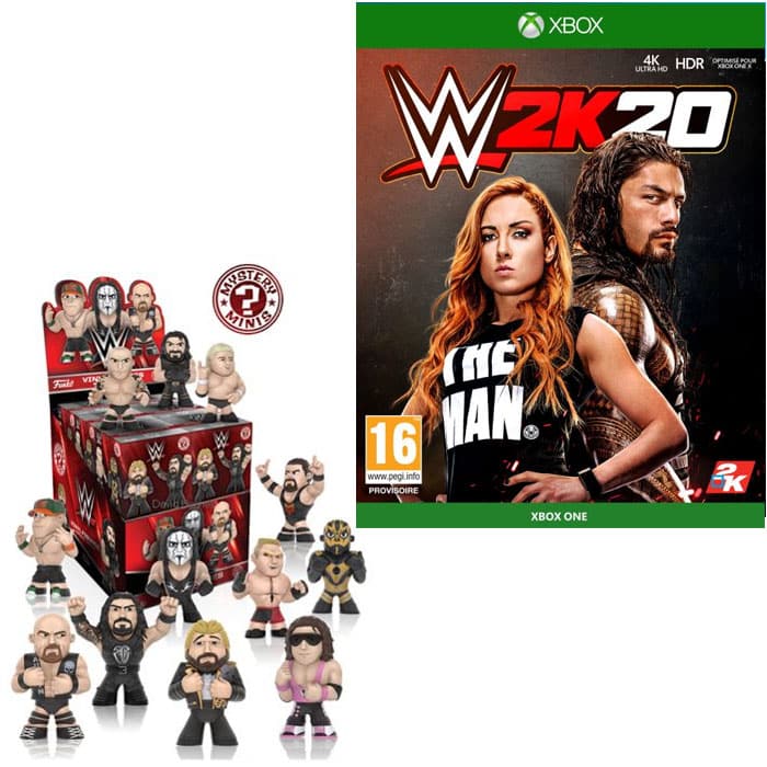 WWE 2K20 Xbox One + Mini Funko
