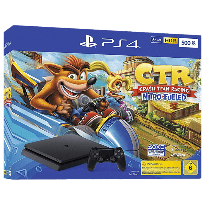 pack ps4 slim 500 go ctr crash team racing