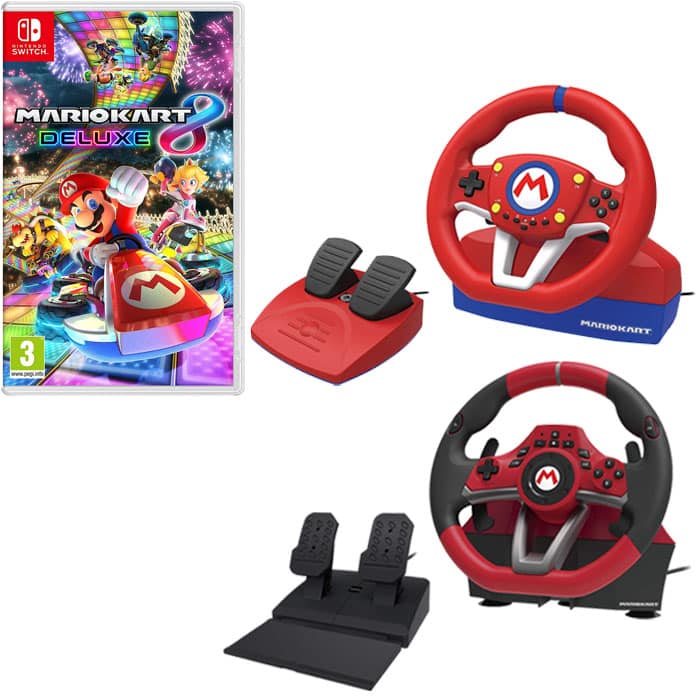 mario kart 8 switch volant hori promo fnac