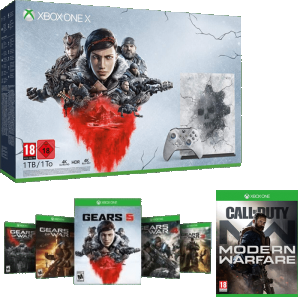 SLIDER xbox one x edition limitee collector gears 5 cod modern warfare v2