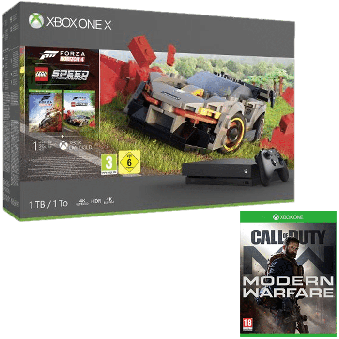 xbox one x forza horizon 4 lego dlc cod modern warfare