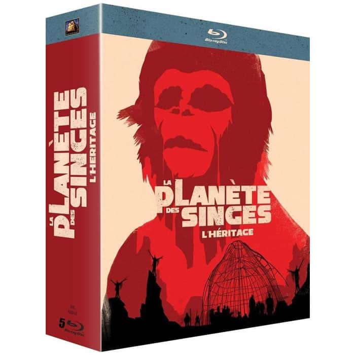 Coffret la Planete des Singes heritage en Blu Ray 5 films