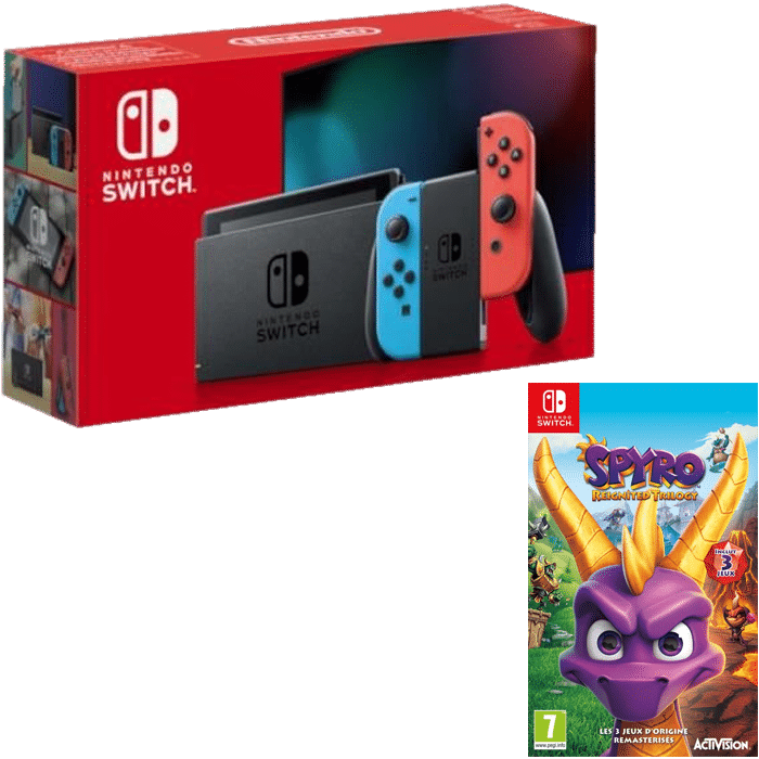 pack nintendo switch spyro