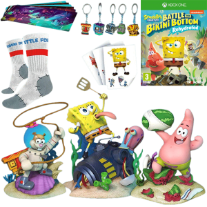 bob l'eponge Spongebob Squarepants Battle For Bikini Bottom Rehydrated collector xbox one