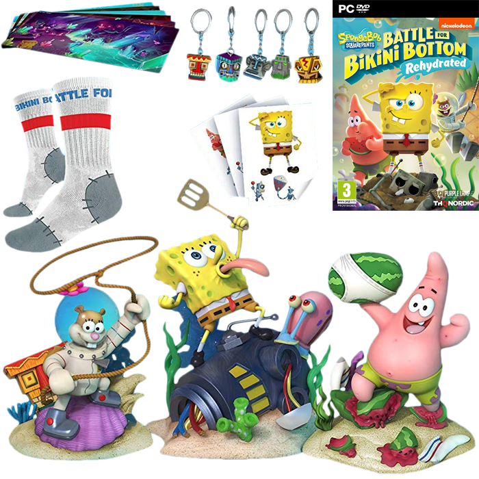 bob l'eponge Spongebob Squarepants Battle For Bikini Bottom Rehydrated collector pc
