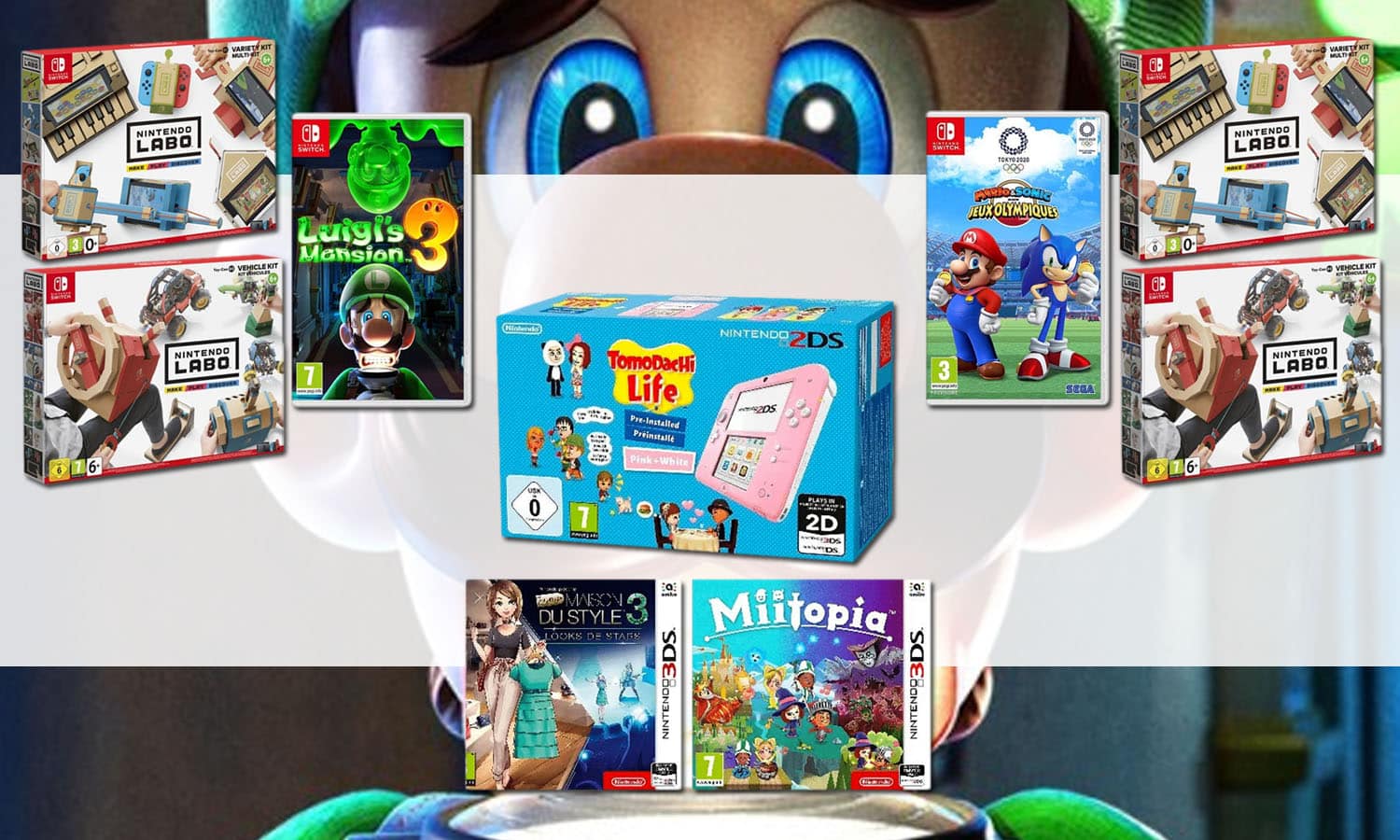 promo rakuten luigi mario et sonic
