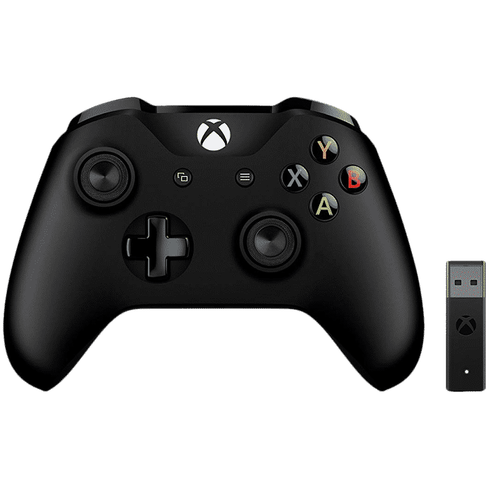 MANETTE XBOX ONE NOIRE ADAPTATEUR PC detoure