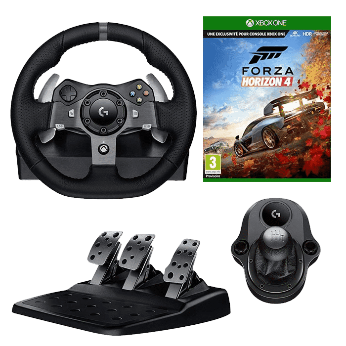 g920 volant levier de vitesse shifter forza horizon 4
