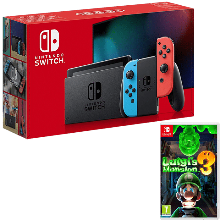 nouvelle nintendo switch neon luigi's mansion 3