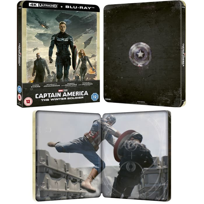 Captain America Le soldat de l hiver 4K blu ray Steelbook