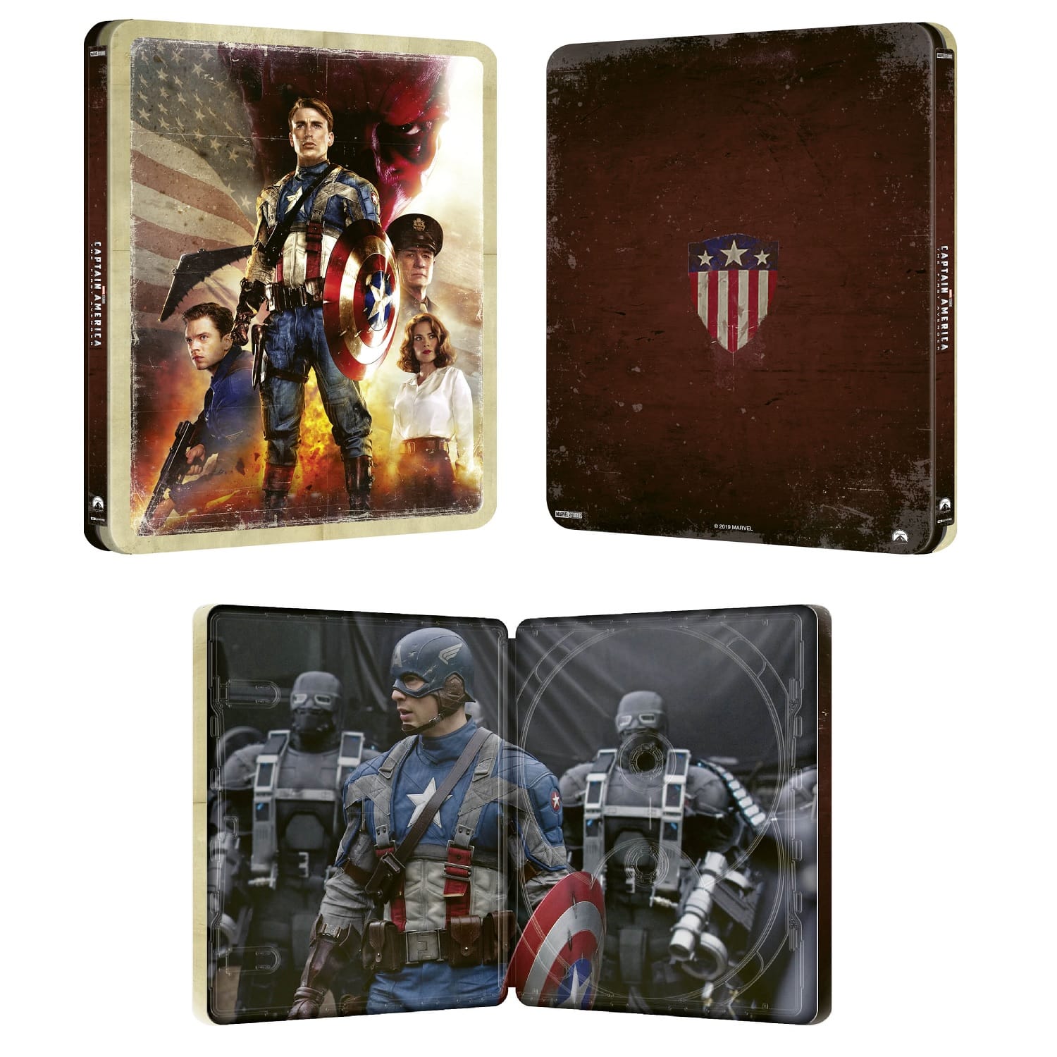 bluray 4k steelbook captain america the first avengers