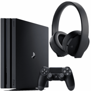 Pack PS4 Pro Noire Casque Sans Fil Gold