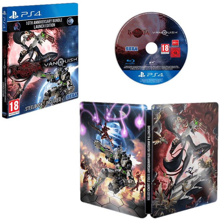 pack bayonetta vanquish 10th anniversary steelbook ps4