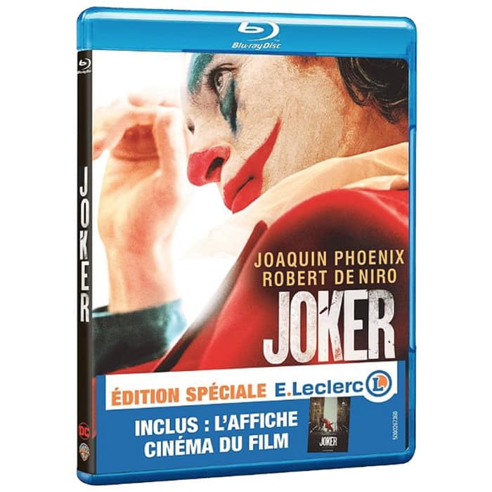 Joker en Blu Ray Affiche du film edition speciale Leclerc