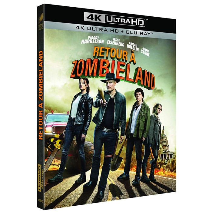 retour a zombieland blu ray 4k ultra hd