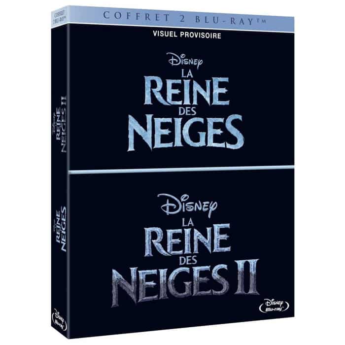 Coffret La Reine des Neiges 1 et 2 en Blu Ray