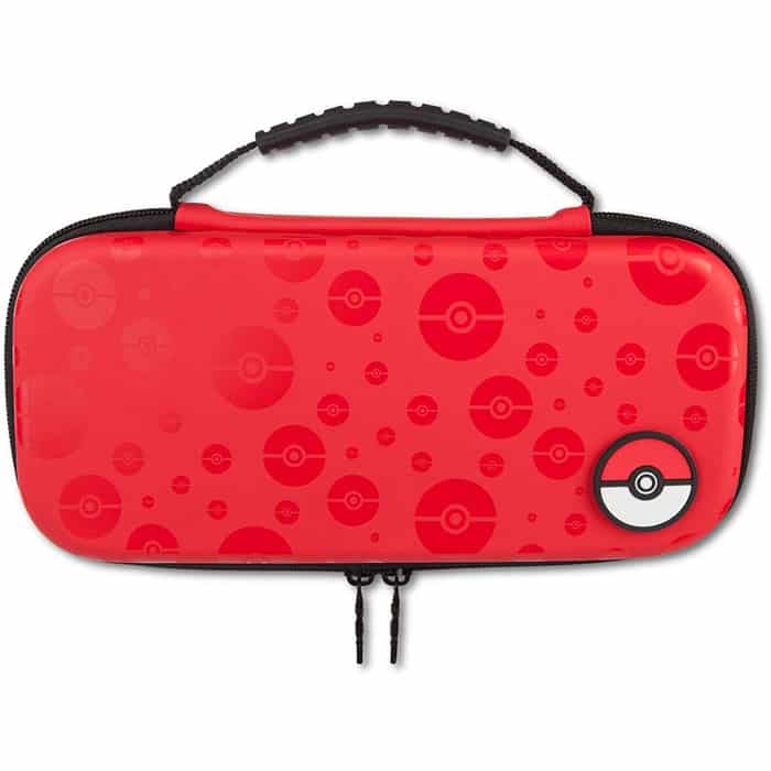 Boitier de Protection Pochette de Transport Pokemon Poke Ball pour Nintendo Switch rouge