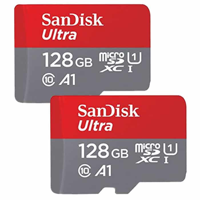Pack de 2 cartes Micro SD 128Go Sandisk pour Nintendo Switch
