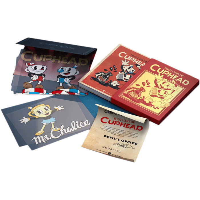 Artbook Tout l'art de Cuphead Edition Deluxe