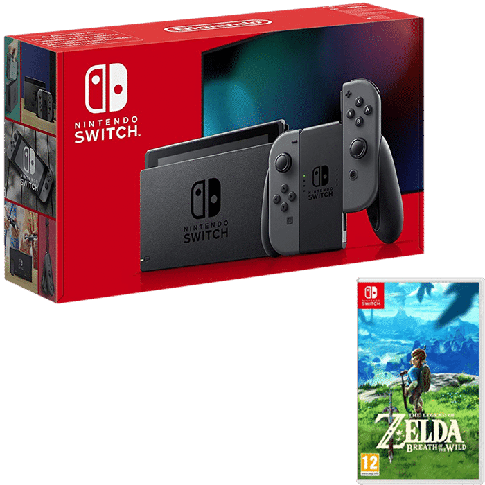 nouvelle switch grise zelda breath of the wild botw