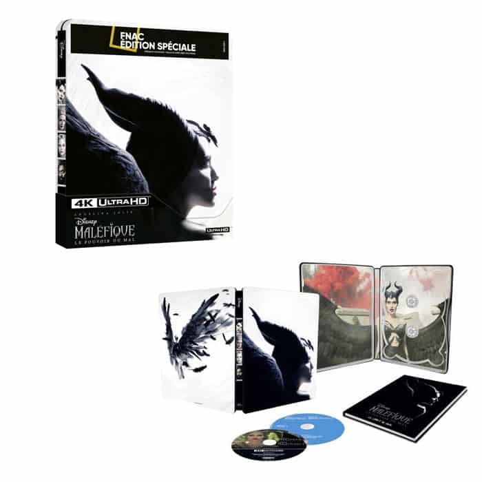 maléfique blu ray 4 k steelbook edition spéciale fnac