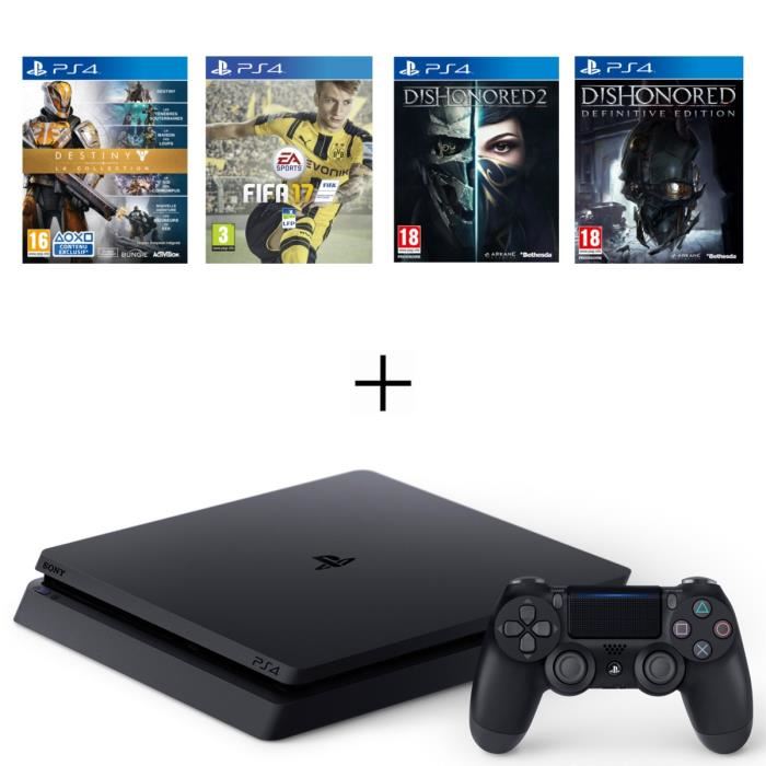 console-ps4-slim-avec-4-jeux