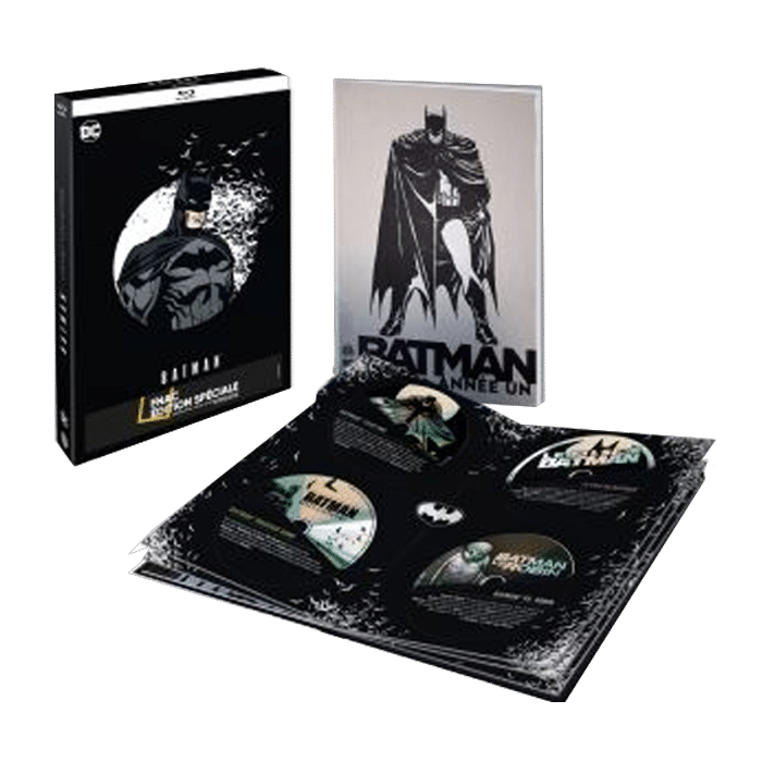 coffret blu ray batman 8 films comic book