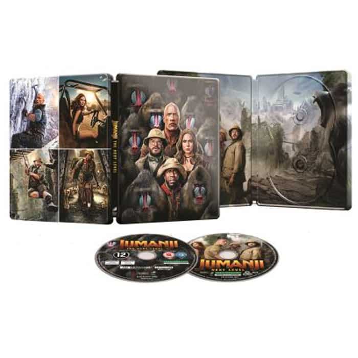 Jumanji Next Level Edition Steelbook Blu Ray 4K Blu Ray visuel def