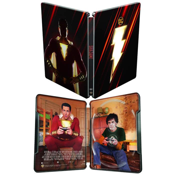 shazam blu ray 4k steelbook